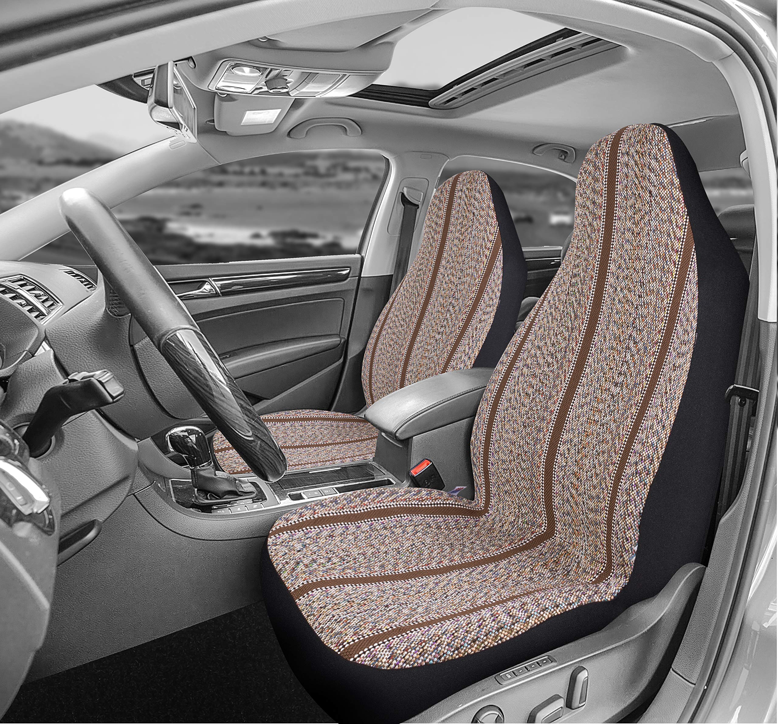 West Coast Auto close-up of woven texture showing durable breathable fabric benefit