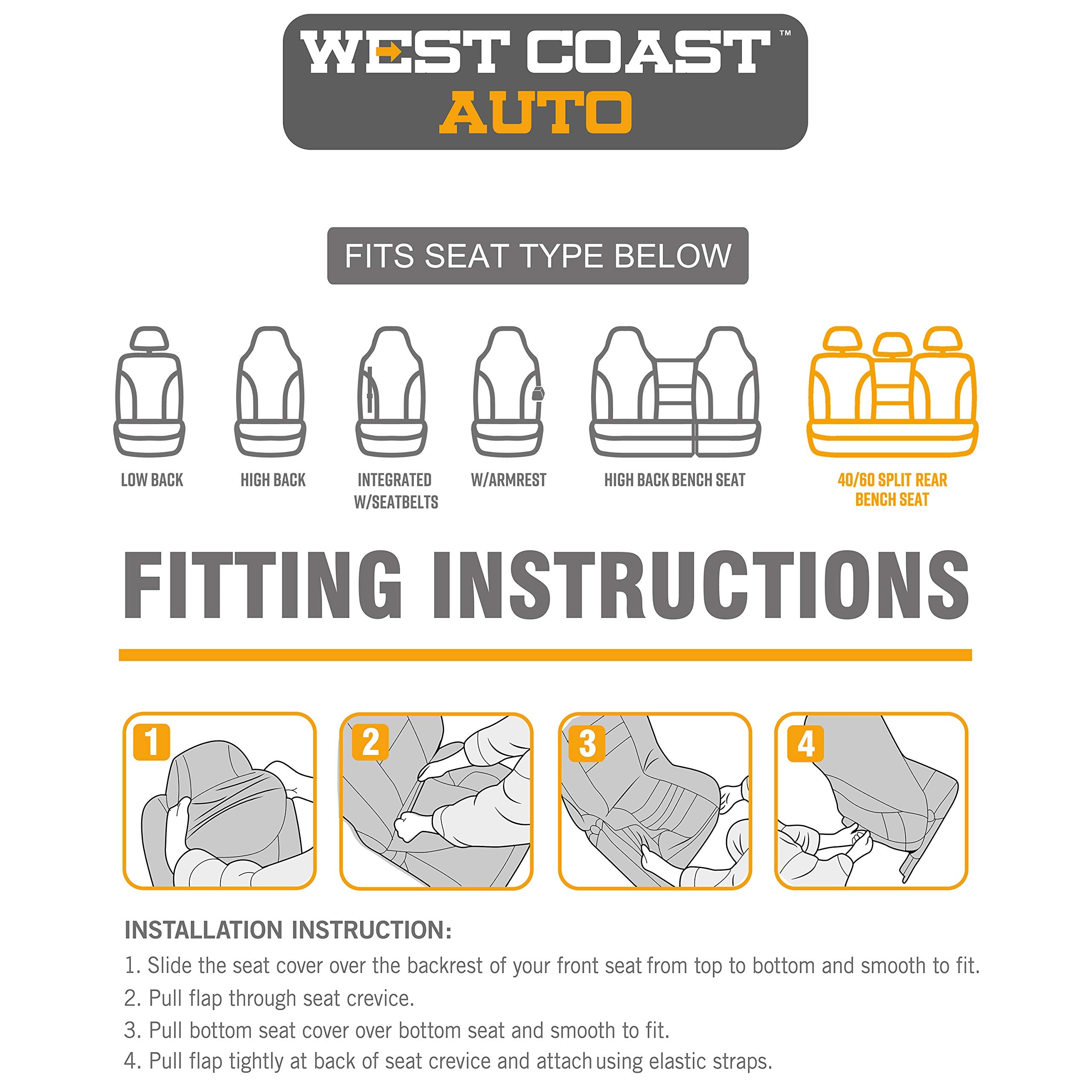 West Coast Auto strap and hook-and-loop fastener close-up ensuring secure, adjustable installation