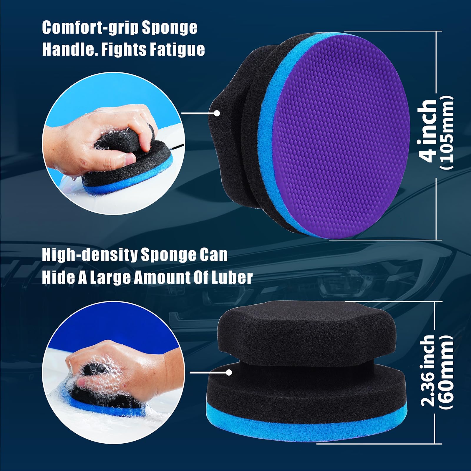 WEST HORSE two pads side-by-side showing compact size and scale