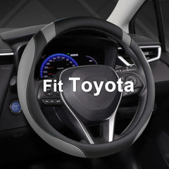West Llama front view installed on Toyota wheel showing neat fit and improved grip