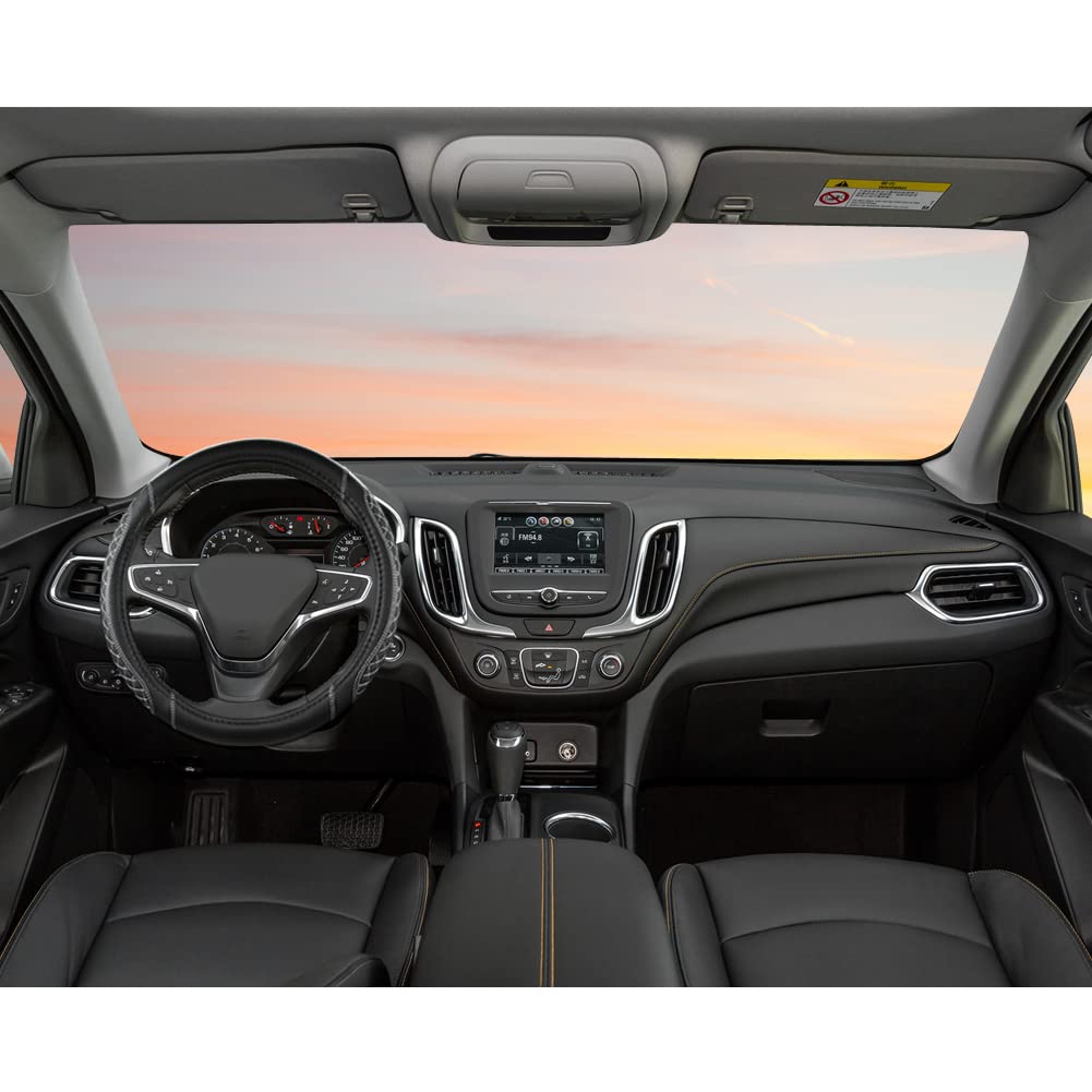 West Llama cover installed on Chevy Silverado steering wheel improves feel