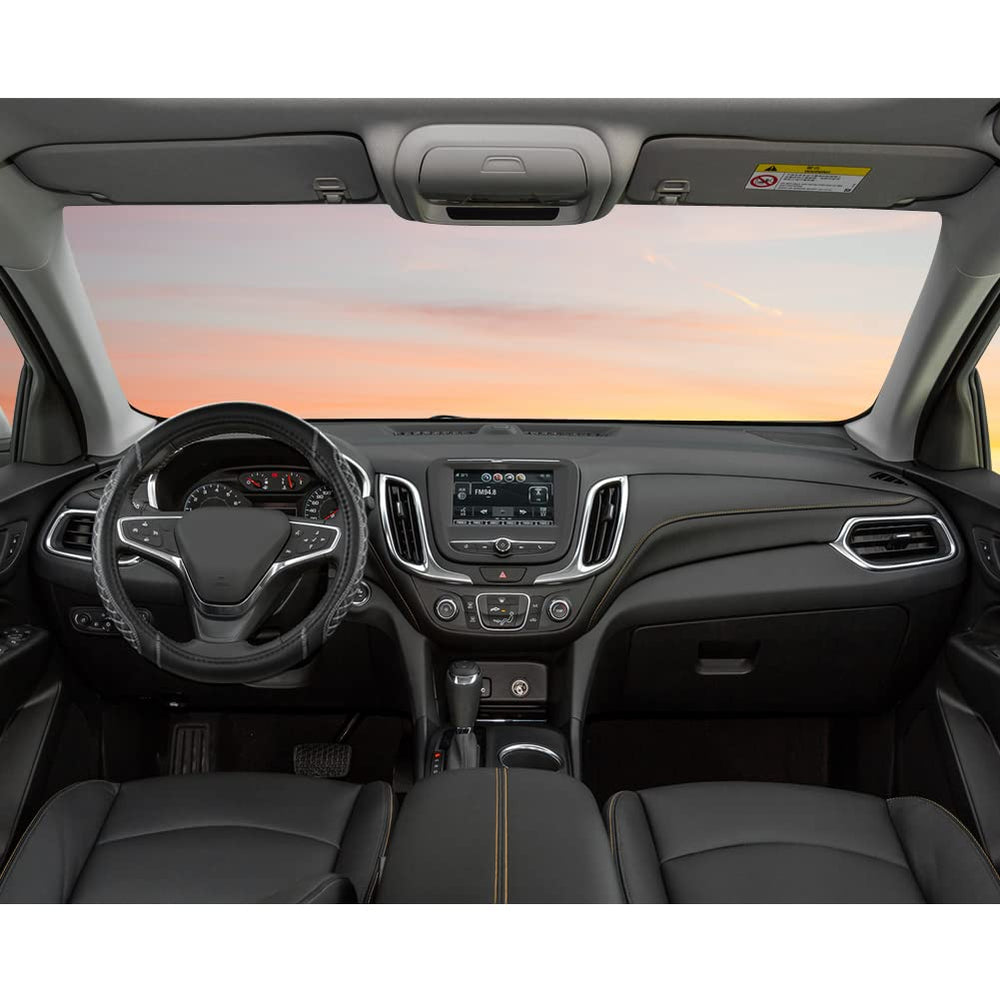 West Llama cover installed on Chevy Silverado steering wheel improves feel