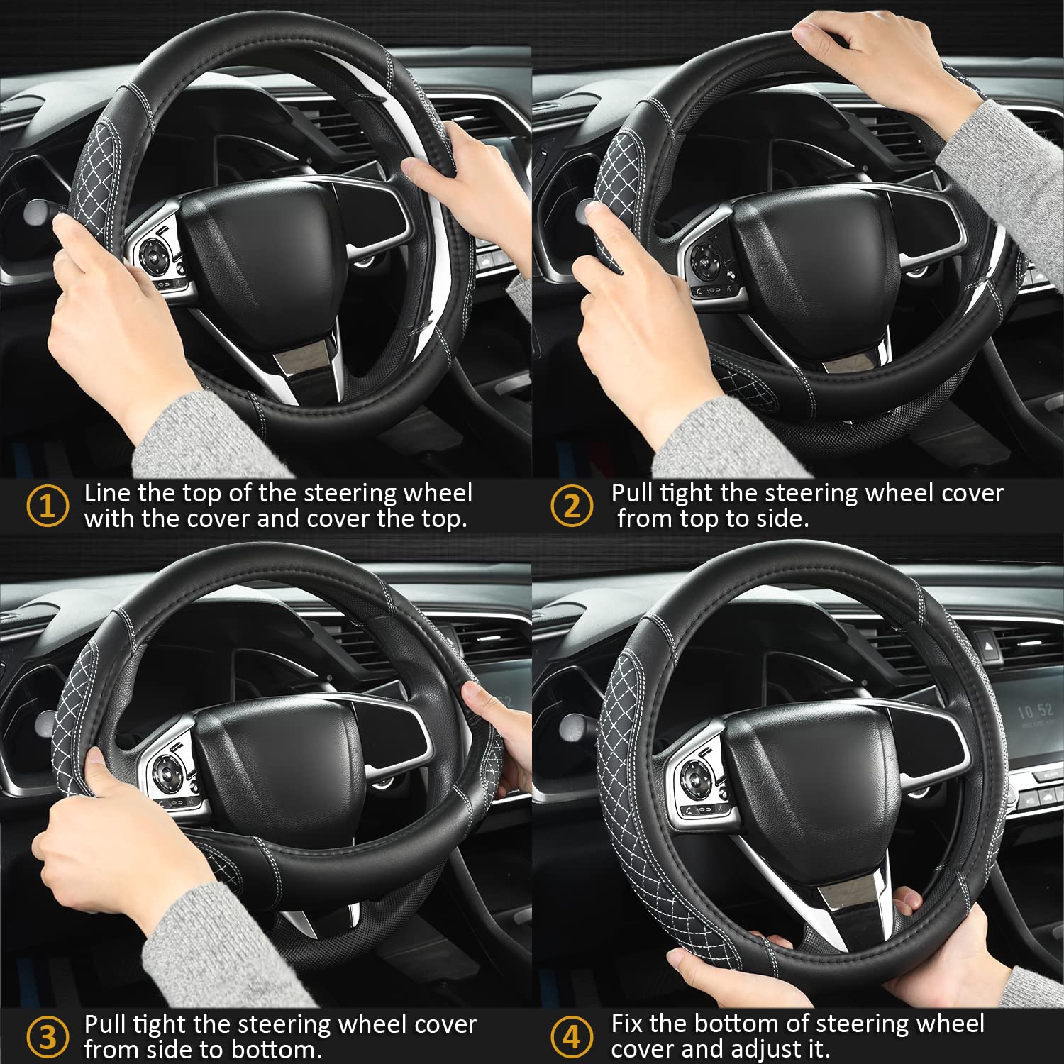 West Llama lifestyle shot in Toyota cabin showing stylish interior upgrade benefit