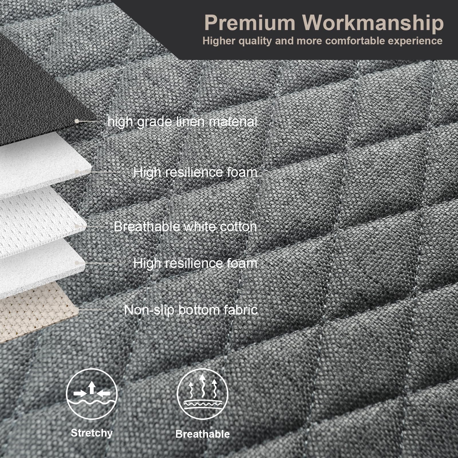 West Llama scale comparison displaying cover across full seat width for fit clarity