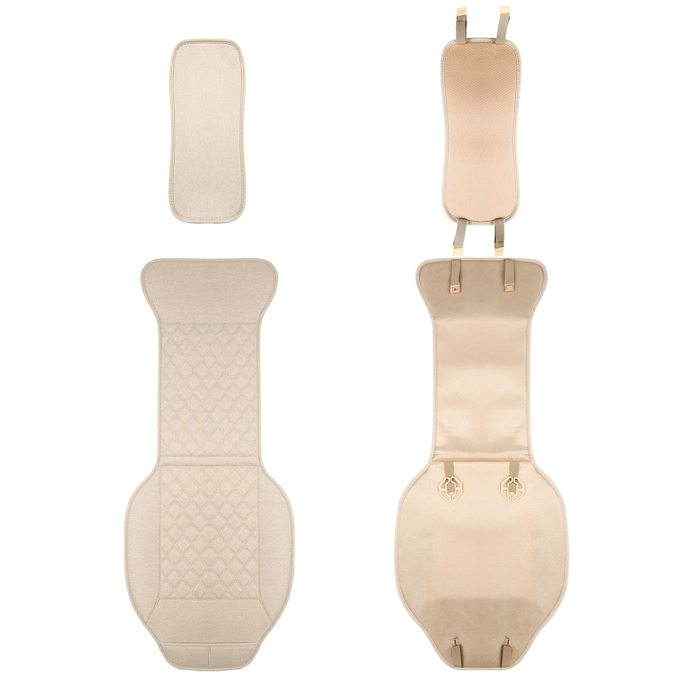 West Llama seat cover in car lifestyle demonstrating practical use