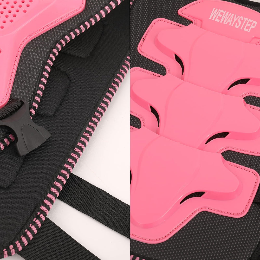 WEWAYSTEP close detail of knee pad curve offering joint protection and secure fit