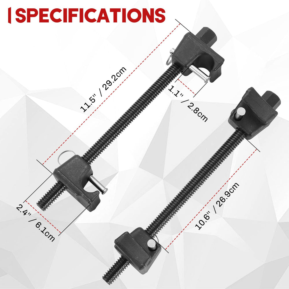 weyleity closeup of locking pin on end piece ensuring secure spring grip