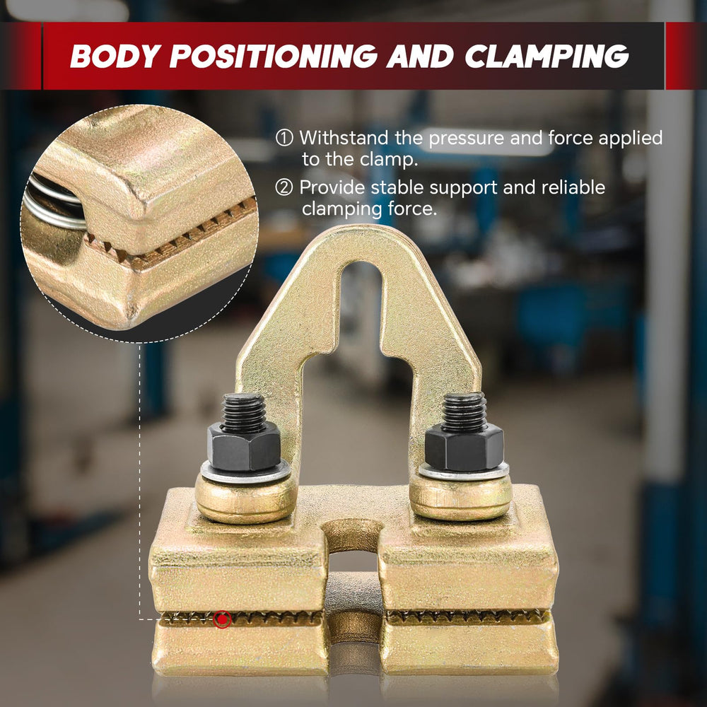weyleity in use on frame machine demonstrating controlled pulling for accurate alignment