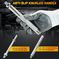 weyleity tool in use on a tie rod demonstrating faster separation