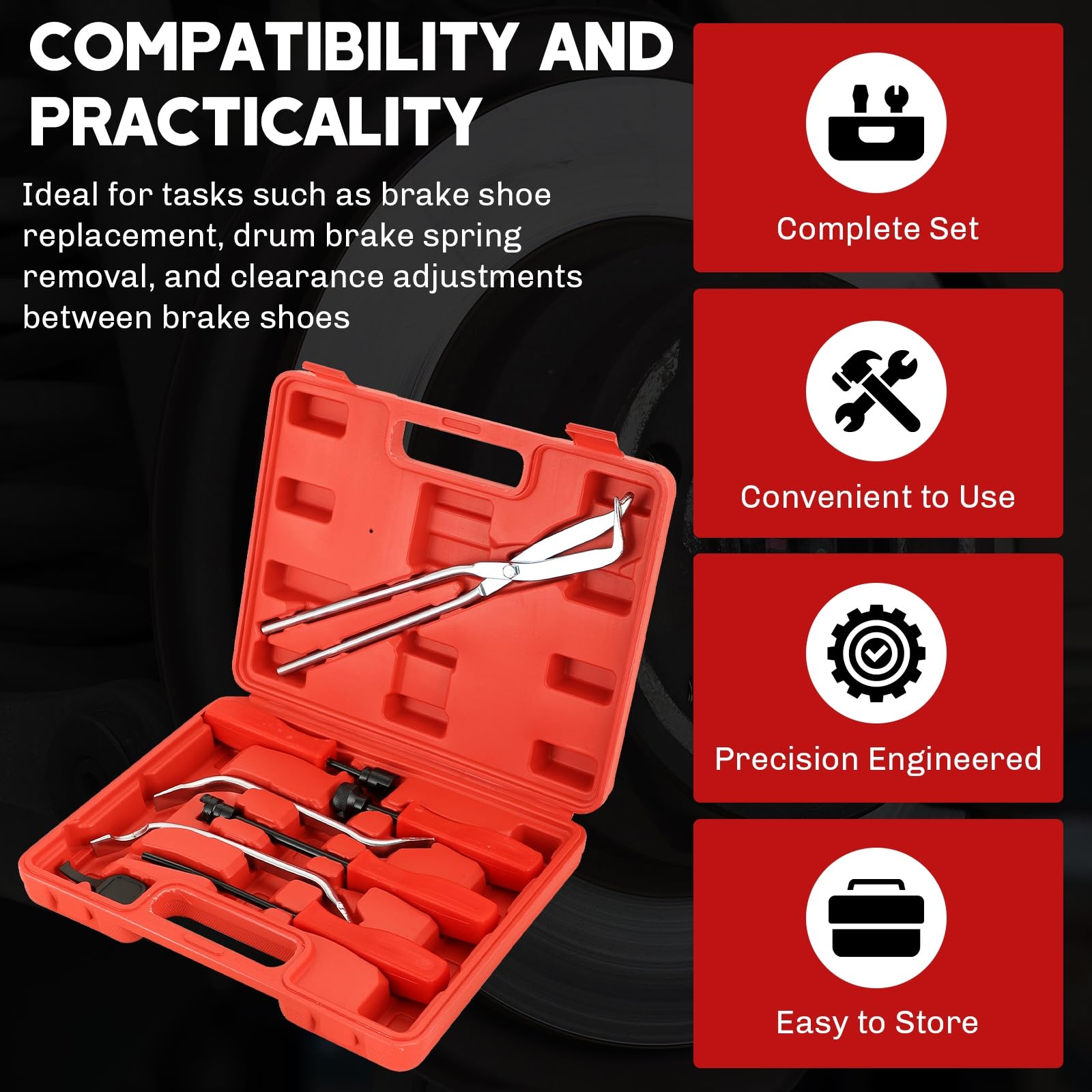 weyleity molded storage case closed providing durable protection and easy transport