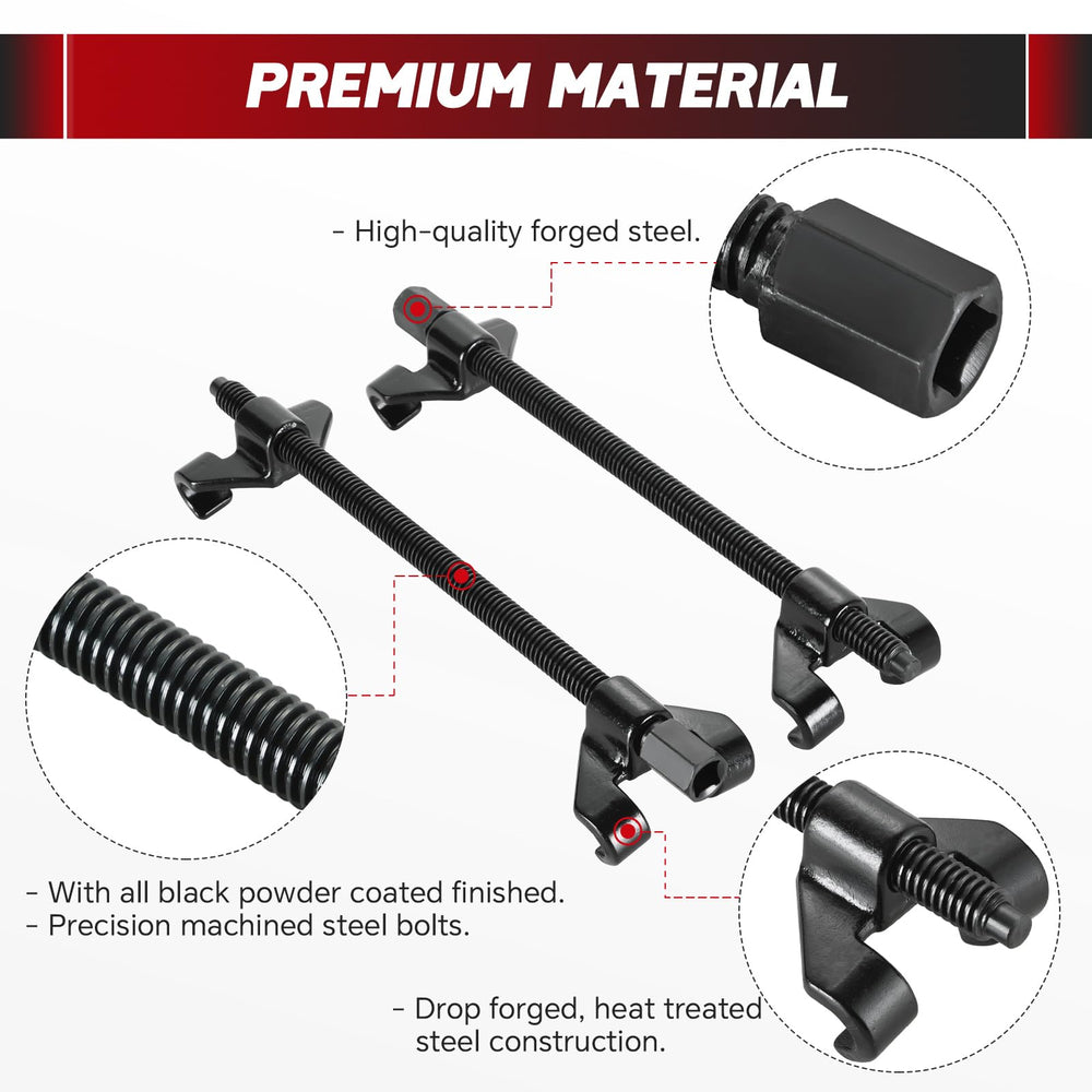 weyleity threaded screw detail showing heat-treated lead screw for consistent compression