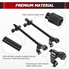 weyleity threaded screw detail showing heat-treated lead screw for consistent compression