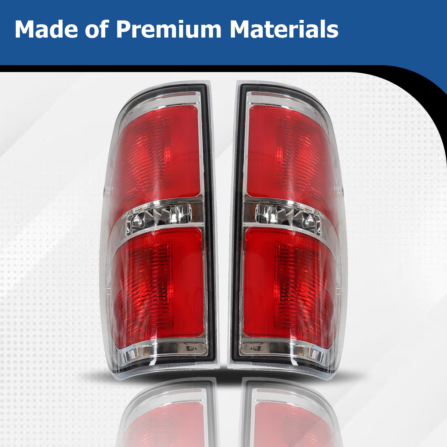 WFLNHB driver-side tail light close-up showing durable construction