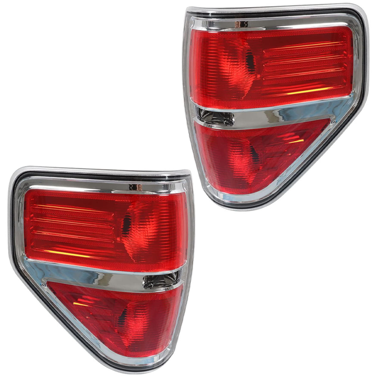 WFLNHB tail light pair front view showing clean fit and improved safety