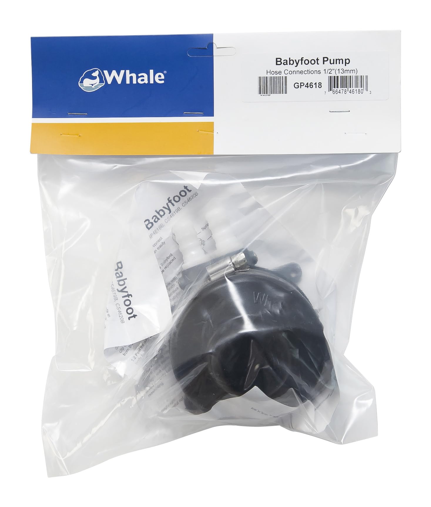 Whale Babyfoot installed in a boat galley demonstrating space-saving benefit