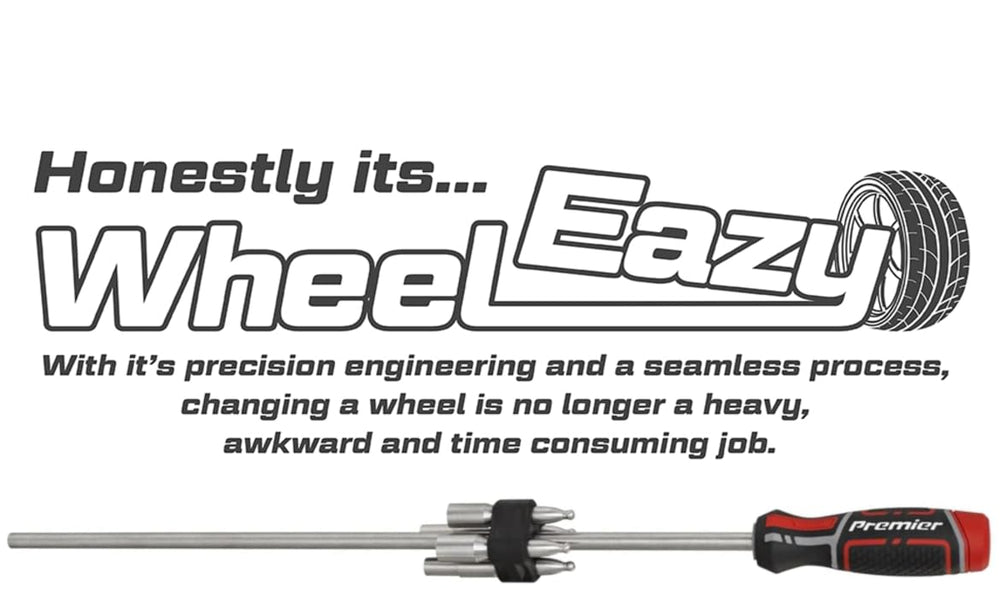 WheelEazy next to toolbox illustrating compact portability