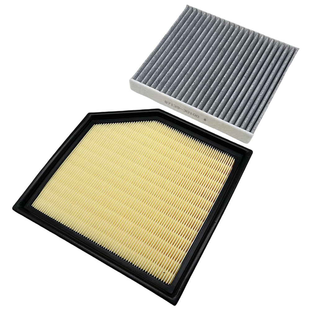 WHEELZEN front view of engine and cabin filter kit showing complete package benefit