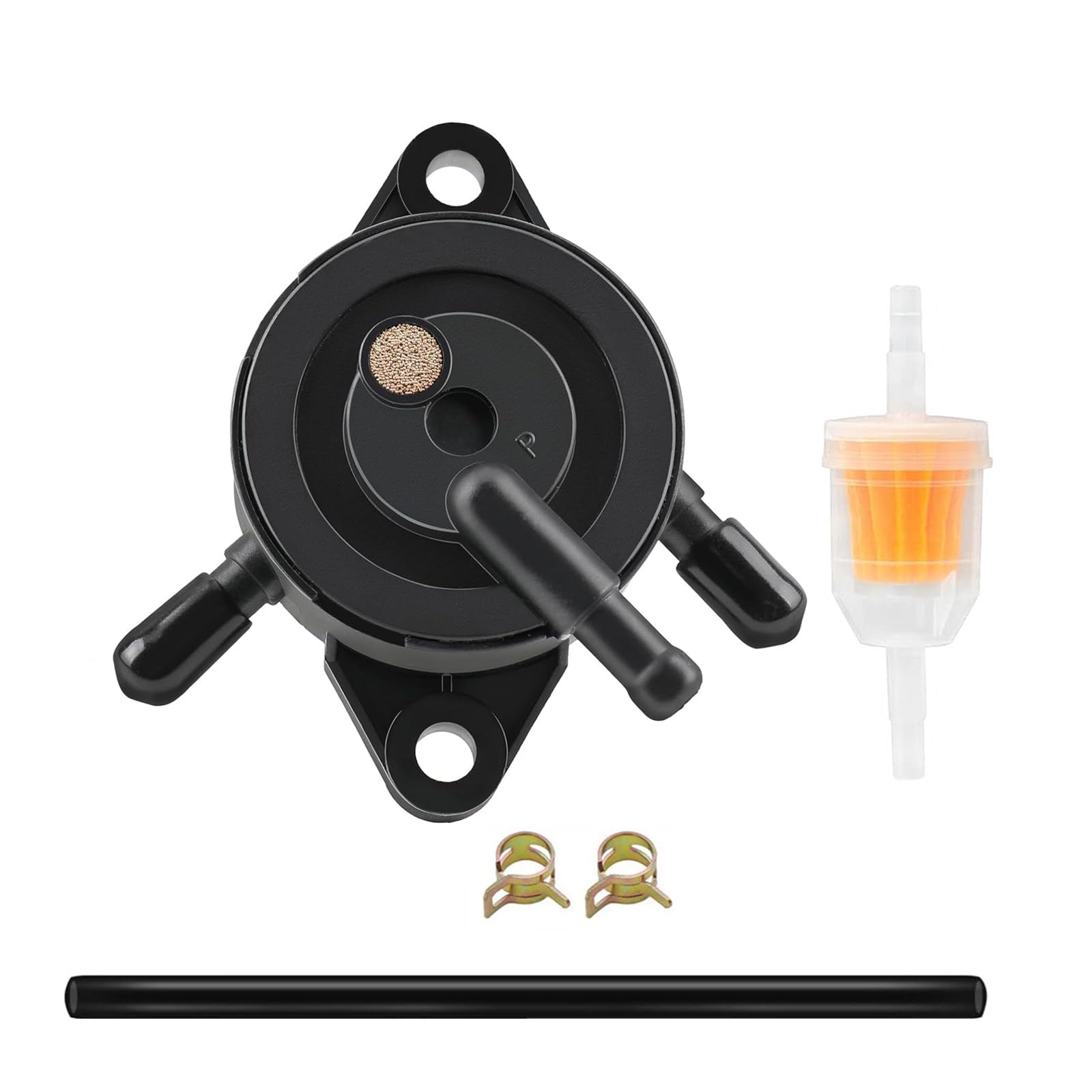 WHFZN fuel pump front view showing pump shape and mounting for easy identification