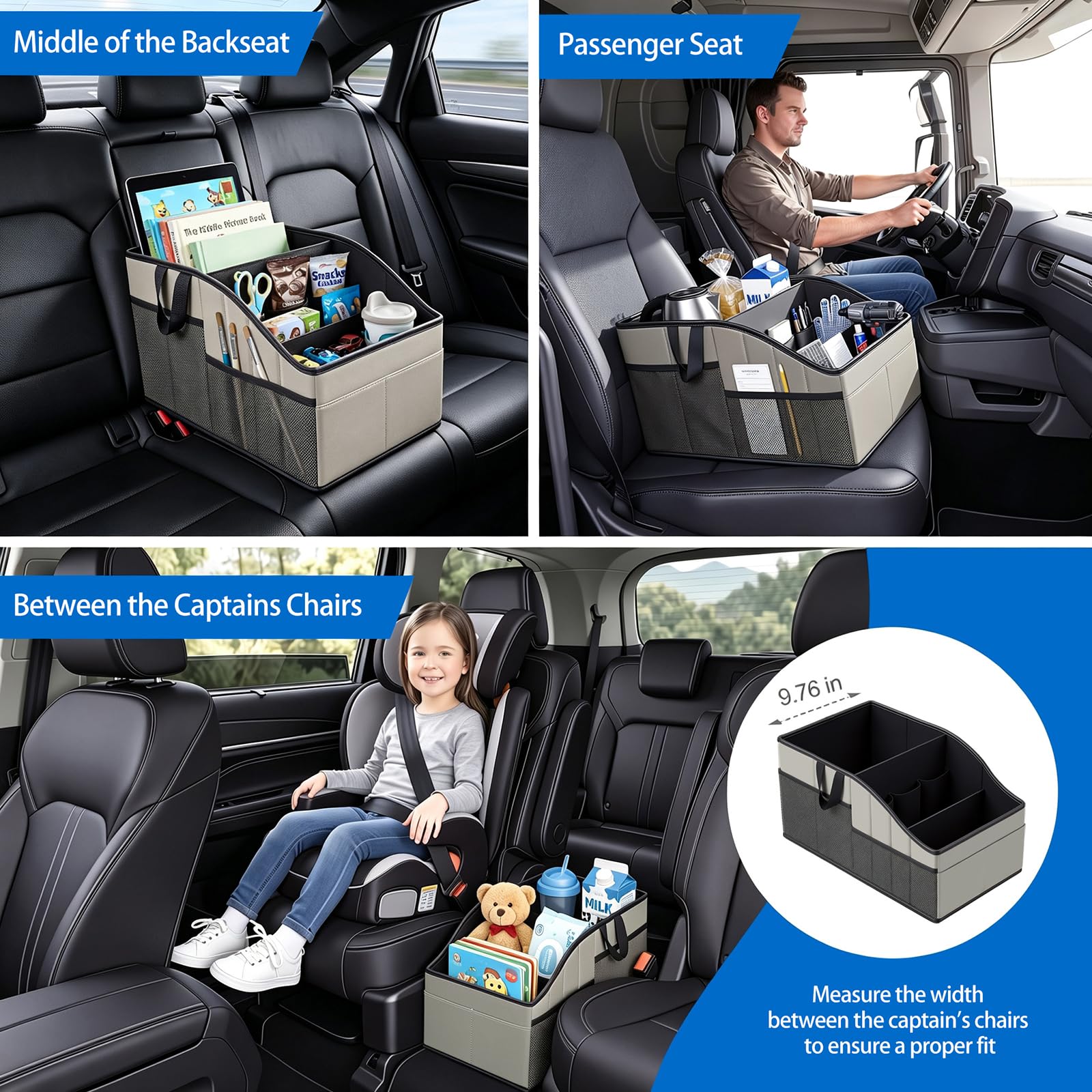 WHHMK tablet and documents pocket showing organized commuter storage