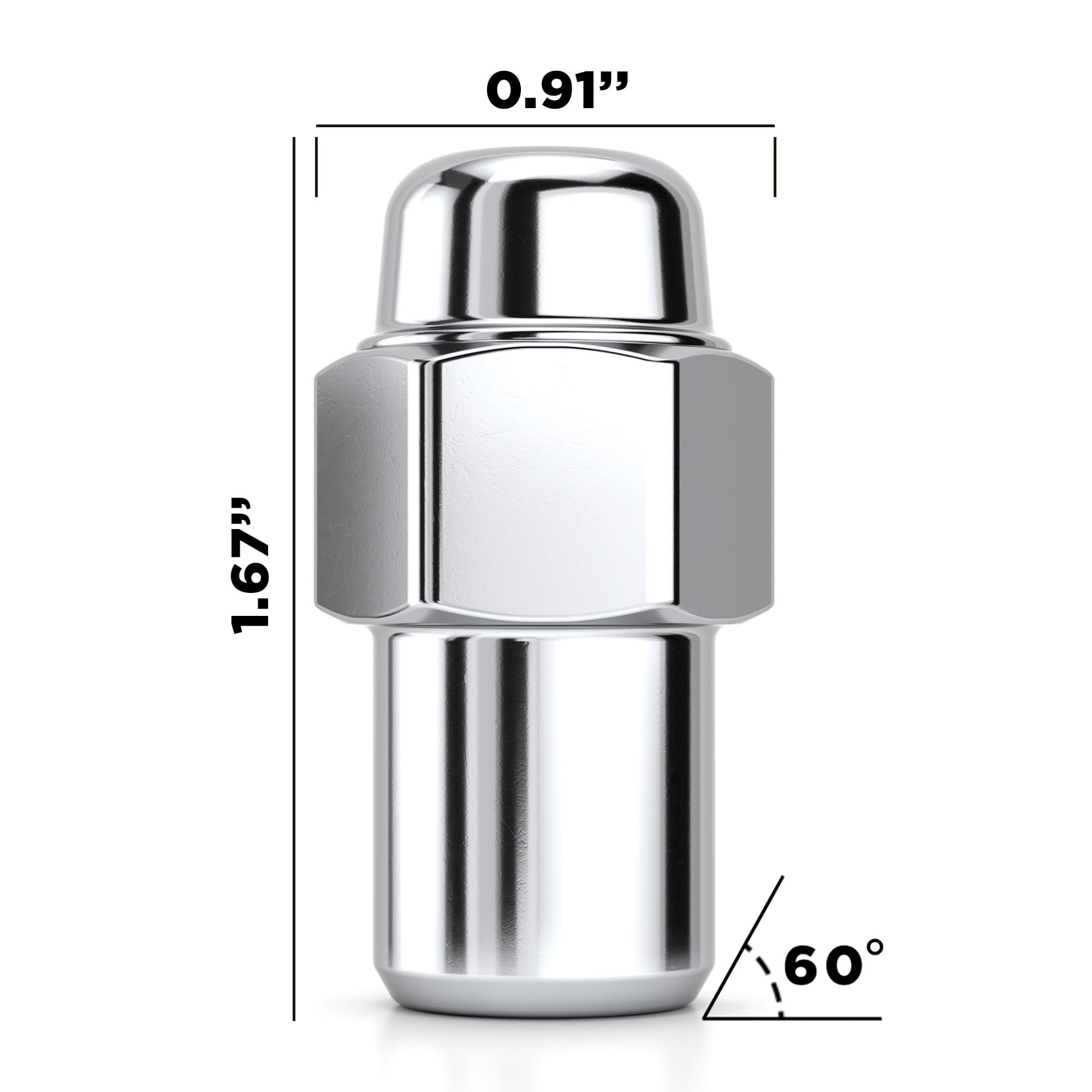 White Knight side profile showing shank length and fit verification benefit