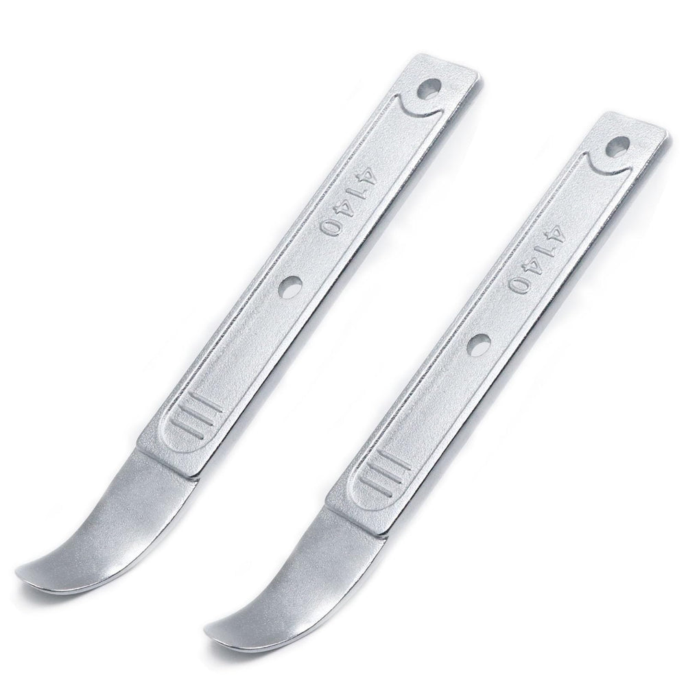 WHLLING pry bar front view showing durable steel construction and compact size