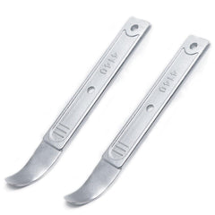 WHLLING pry bar front view showing durable steel construction and compact size