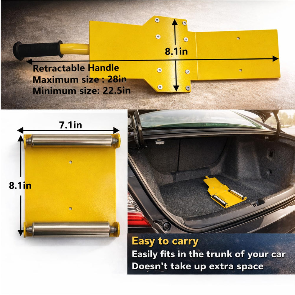 WHLZYEVA stored in a car trunk to highlight portable size and convenience