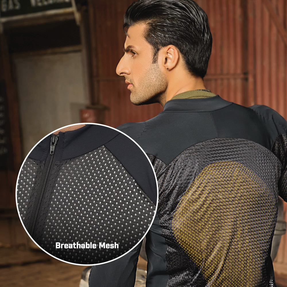 WICKED STOCK close-up shoulder armor panel displaying CE Level 2 protection and safety