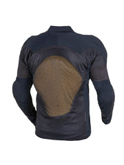 WICKED STOCK rider wearing shirt on summer road demonstrating ventilation and comfort