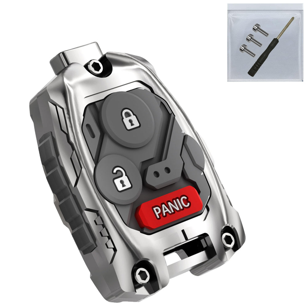 WiCuaSix front view silver key shell showing sleek upgrade and protection