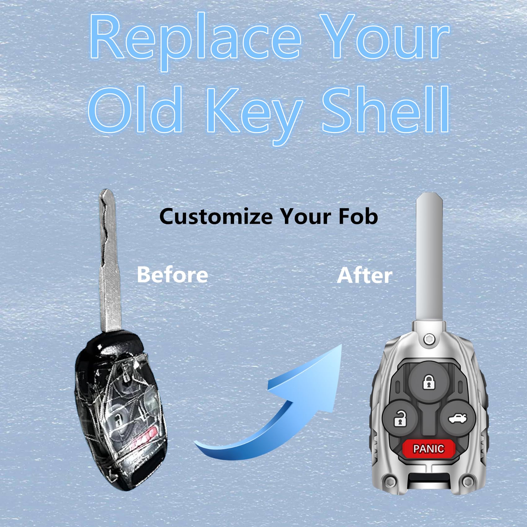 WiCuaSix installed with key blade demonstrating no cutting required and easy swap benefit