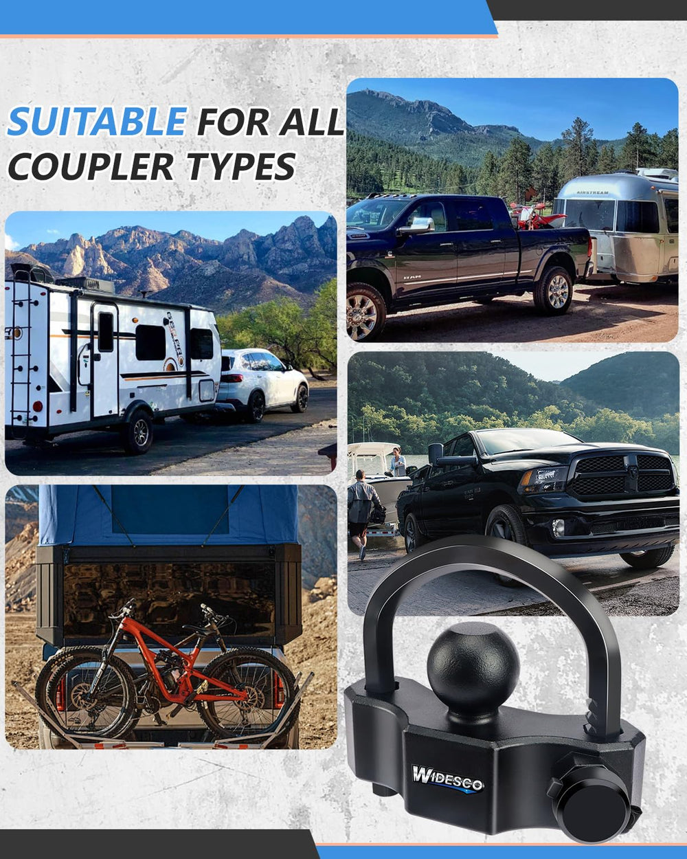 Widesco lifestyle image of locked trailer illustrating outdoor protection confidence