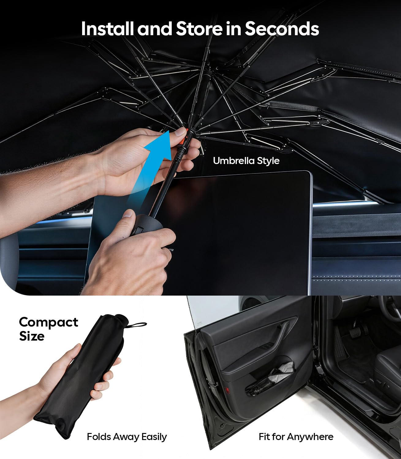 Wigoo folded into storage pouch for compact, clutter-free stowing