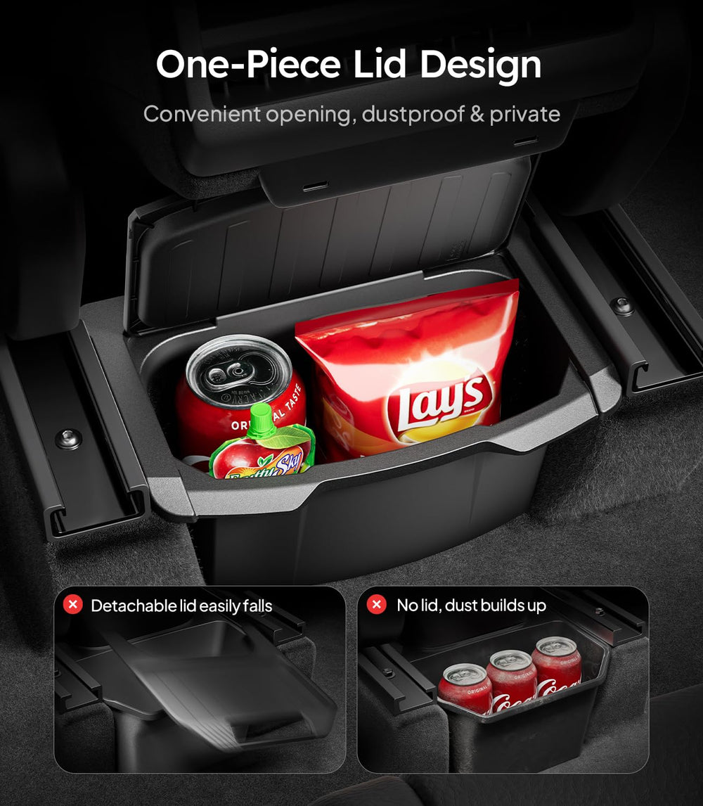 Wigoo holding cables snacks and phone for tidy rear-seat organization