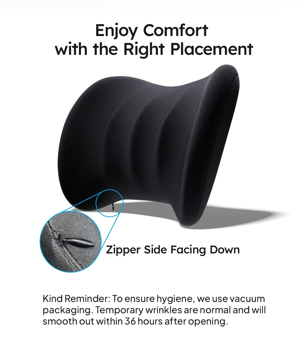 Wigoo pillow set in travel bag ready for commute or flight convenience