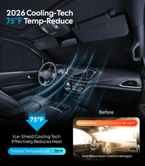 Wigoo rear window shade close view offering privacy and sun protection