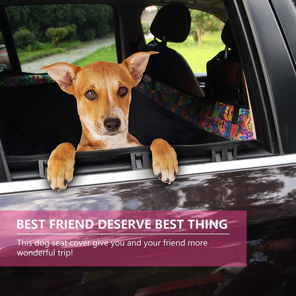 Winbate lifestyle shot with dog enjoying ride and protected car interior