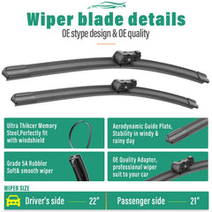 WINDSMILE aerodynamic frame detail reduces wind lift and noise