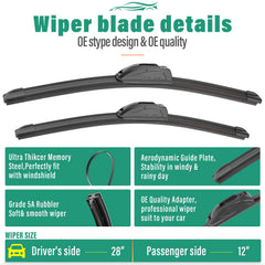 WINDSMILE aerodynamic profile detail reducing wind lift and noise for safer driving