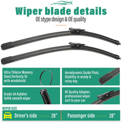 WINDSMILE aerodynamic profile detail reducing wind lift and lowering noise