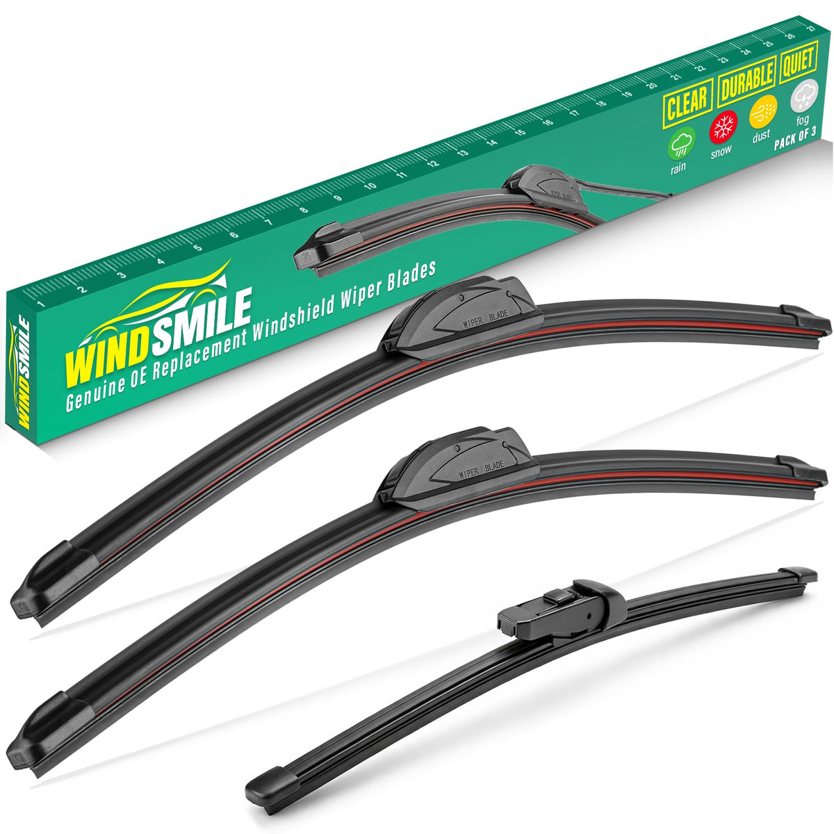 WINDSMILE front packaging showing full replacement set and sizing benefit