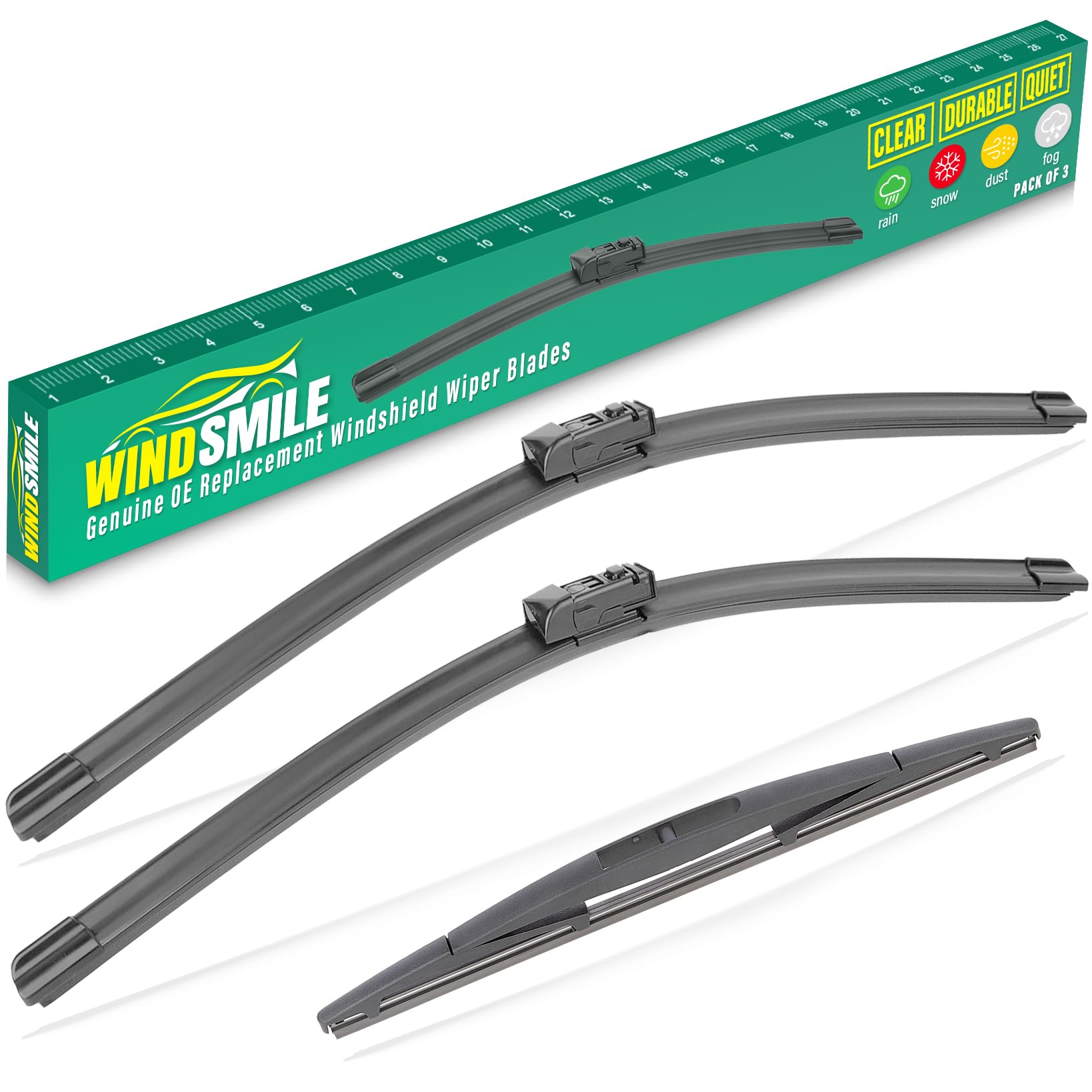 WINDSMILE front packaging showing full replacement kit and fitment benefits