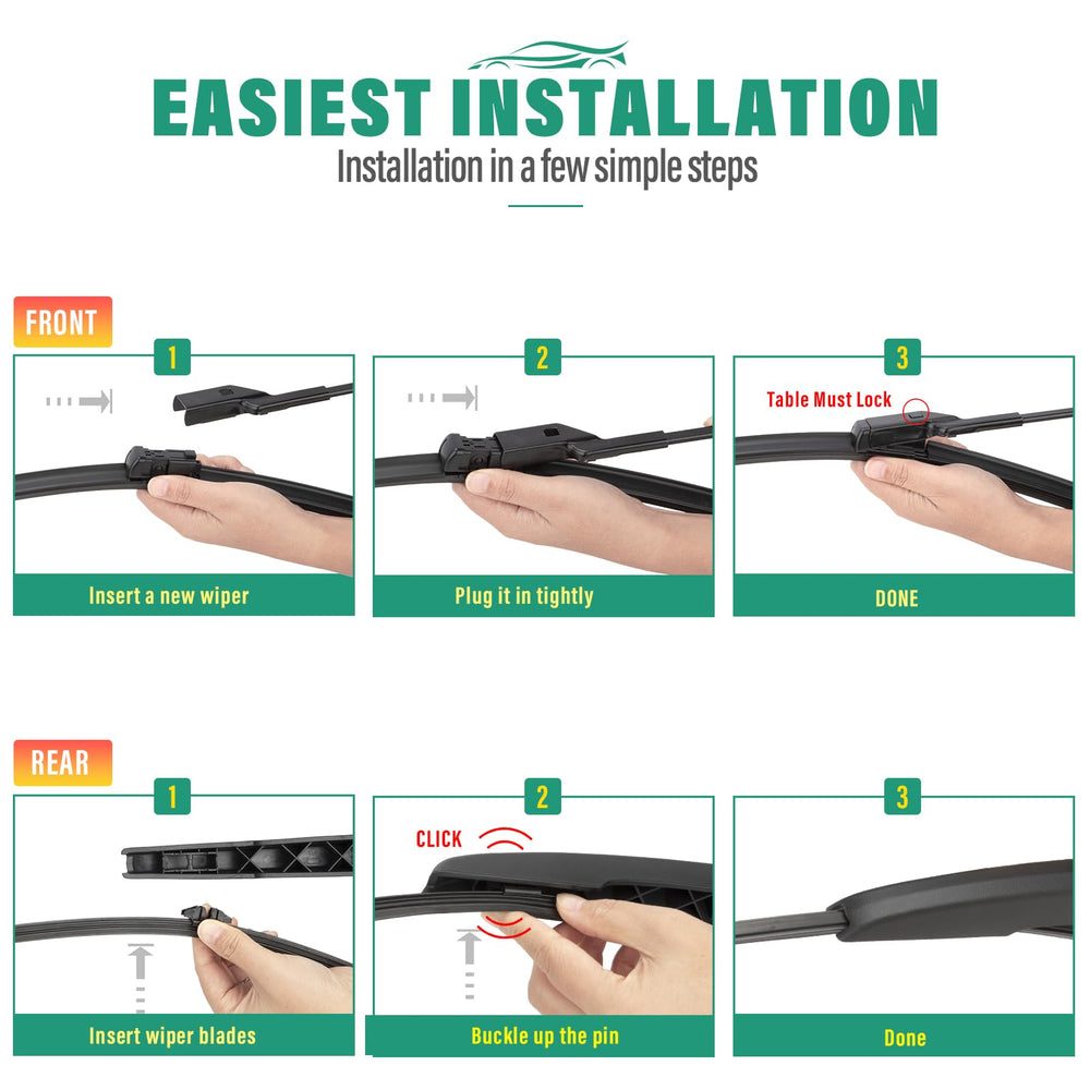 WINDSMILE wipers clearing rain from windshield for safer driving