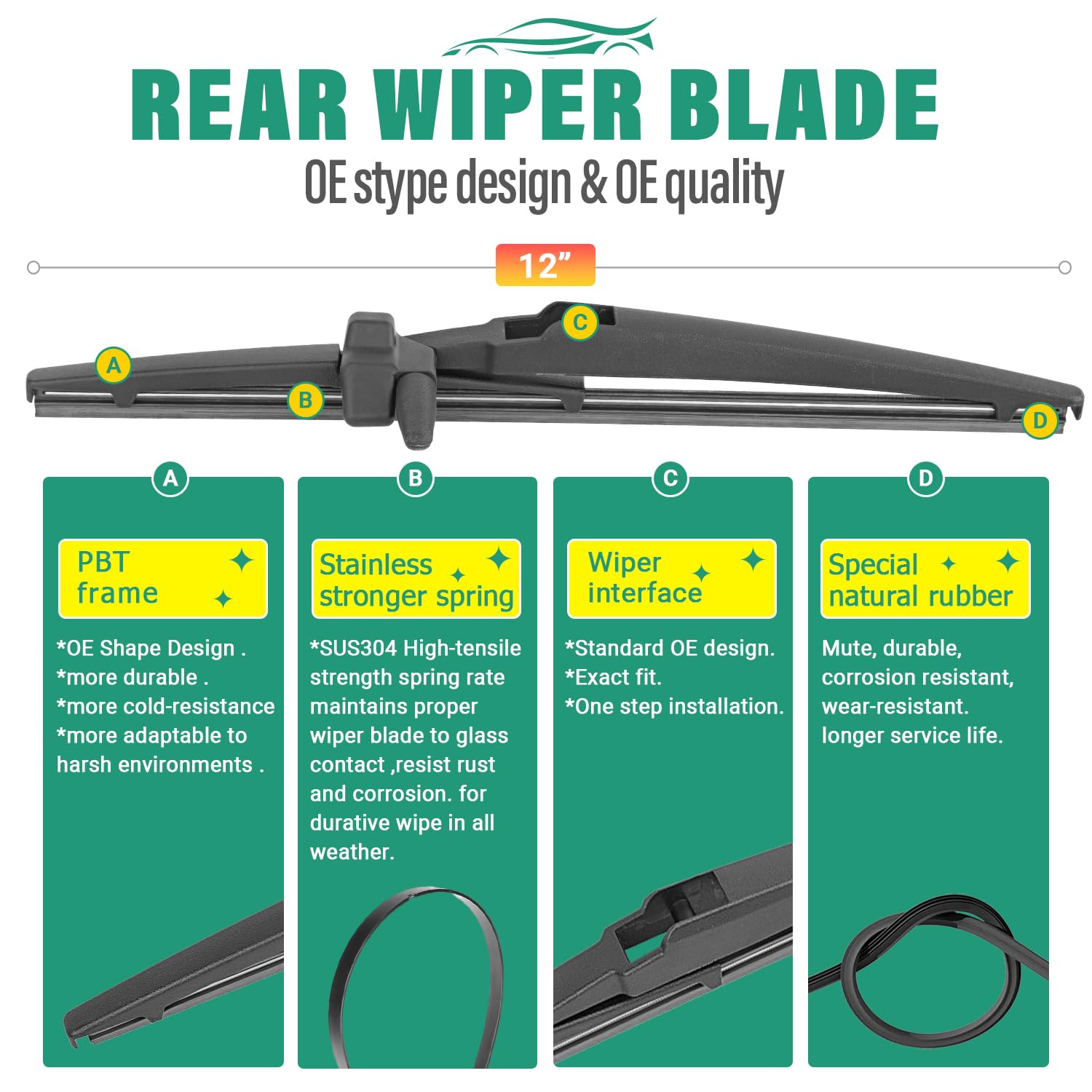 WINDSMILE installed front wipers on 4Runner improving clear visibility