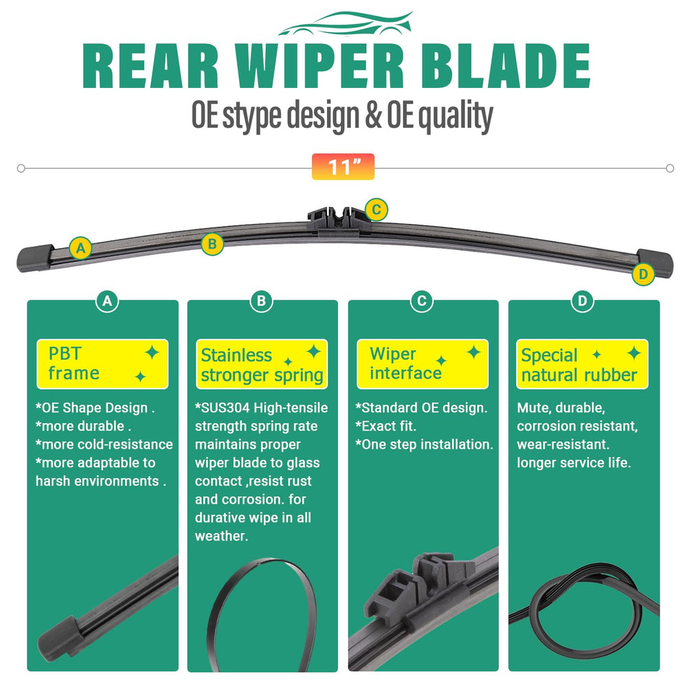 WINDSMILE blades installed on Corsair windshield for clearer view