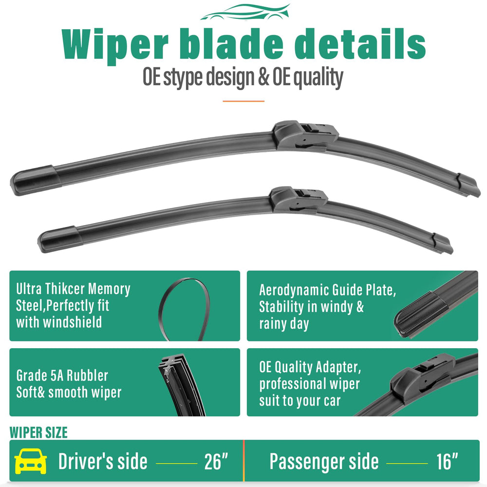 WINDSMILE 16-inch front blade close-up showing quiet aerodynamic profile