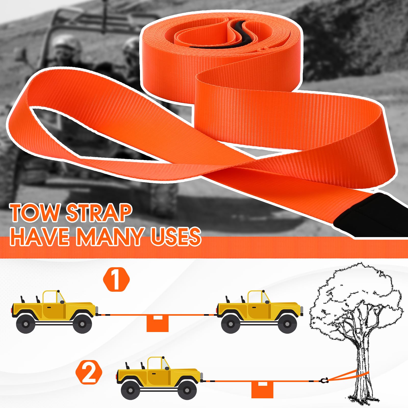Windyun label and rating tag displaying 20,000 lb capacity for confident use
