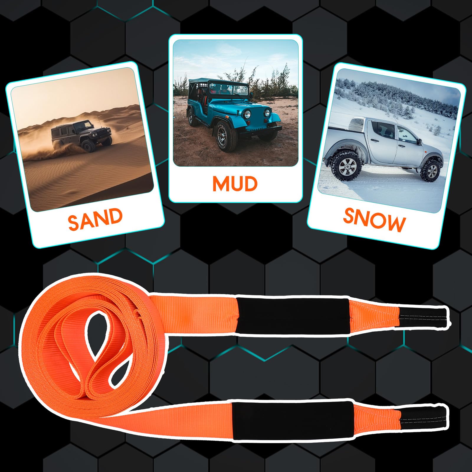 Windyun in off-road recovery scene showing reliable performance when stuck