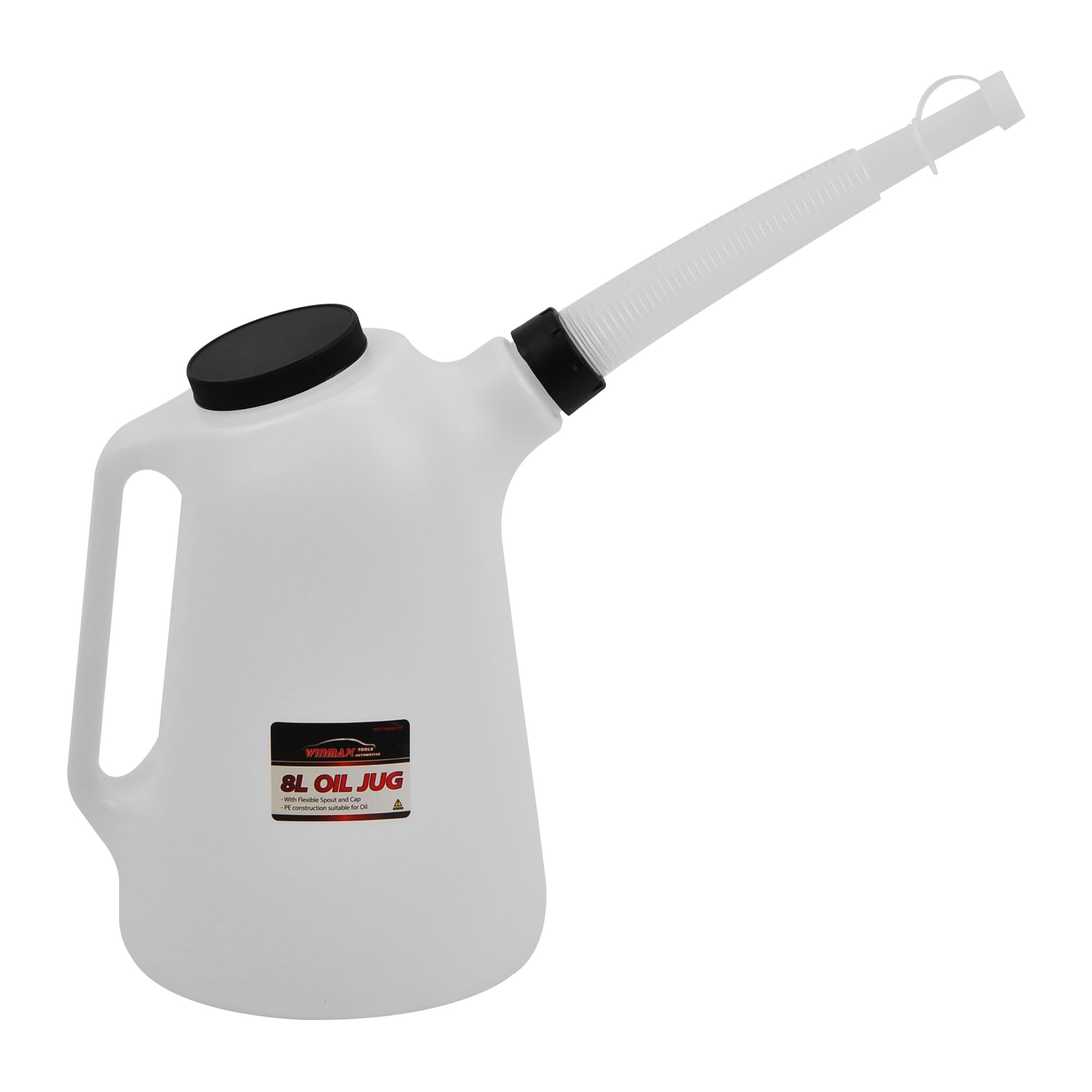 WINMAX spout cap and screw lid detail protecting contents from dirt and contamination