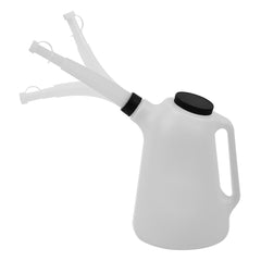 WINMAX front view of translucent oil dispenser showing capacity and shape for easy identification